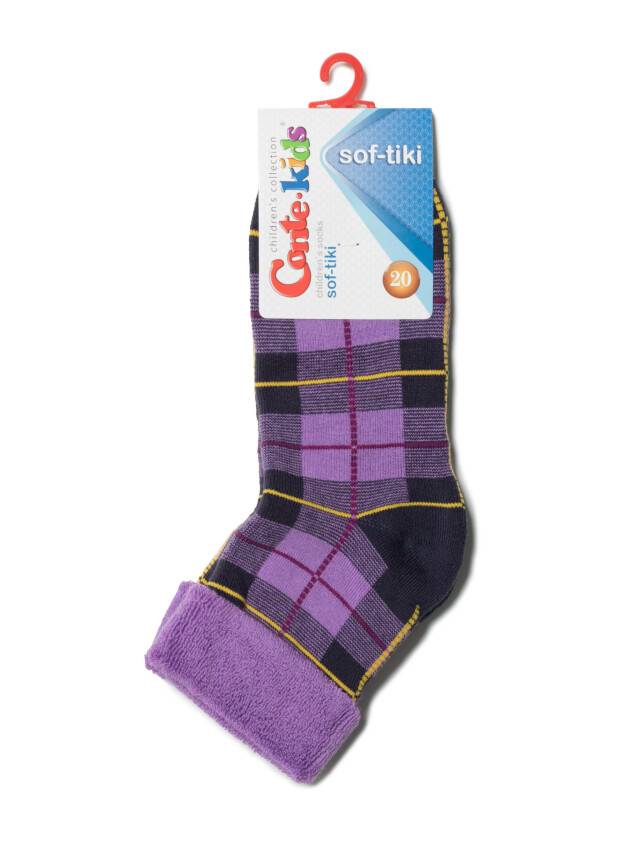 Children's socks CONTE-KIDS SOF-TIKI, s.30-32, 224 lilac - 2