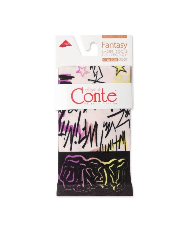 Women's socks CONTE ELEGANT FANTASY, s.23-25, 098 - 3