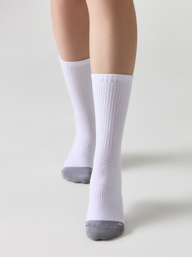 Women's socks CONTE ELEGANT SPORT, s.23-25, 1126 white - 3