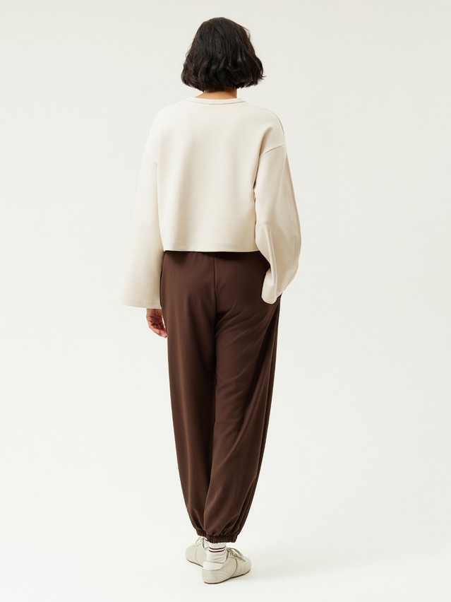 Women's trousers CONTE LBK 4000, s.170-84-90, dark brown - 5