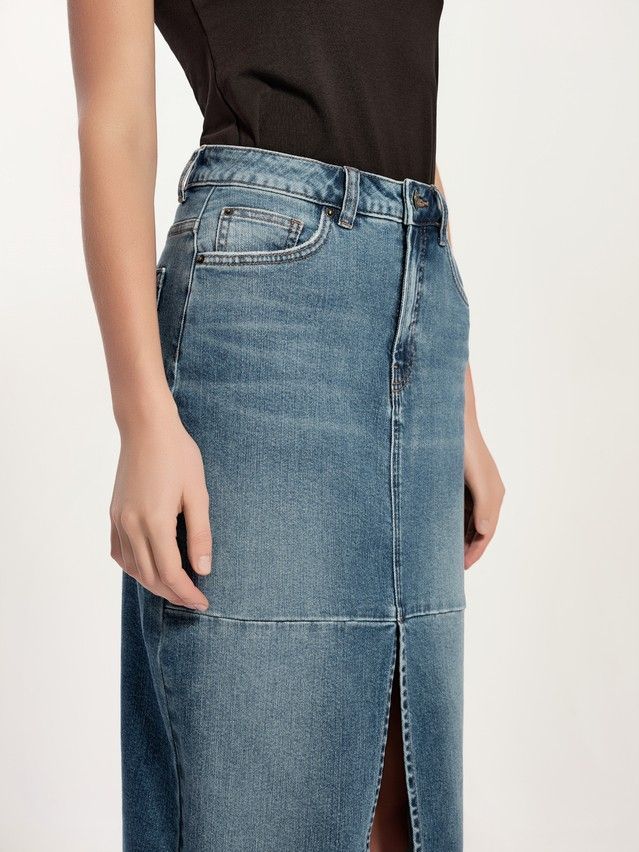 Denim skirt CONTE ELEGANT CON-764, s.170-90, blue - 6