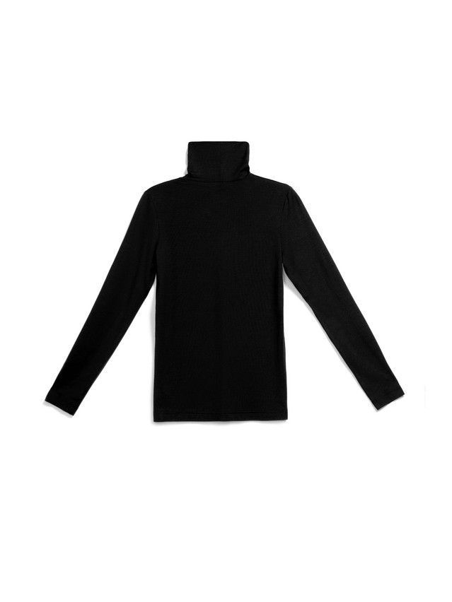 Women's polo neck shirt CONTE ELEGANT LD 821, s.170-100, nero - 6