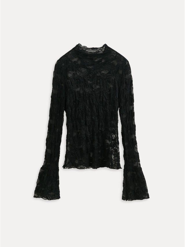 Women's polo neck shirt CONTE LD 3491, s.170-88, black - 10