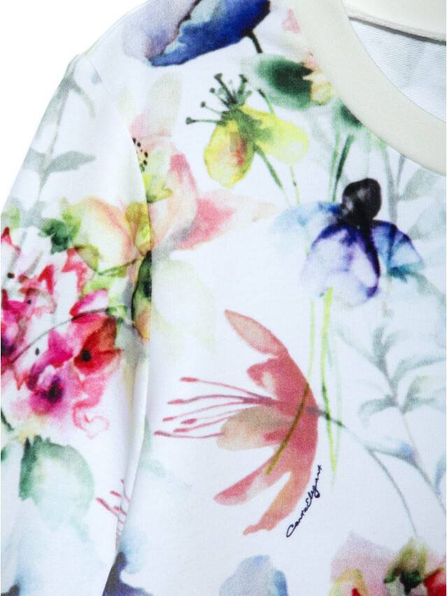 Women's polo neck shirt CONTE ELEGANT LD 894, s.170-100, blossom - 8