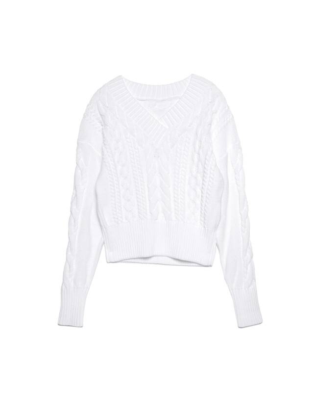 Women's polo neck shirt CONTE ELEGANT LDK116, s.170-88, off-white - 3