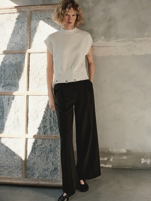 Women's vest CONTE ELEGANT LDK2579, s.170-84, ecru - 1