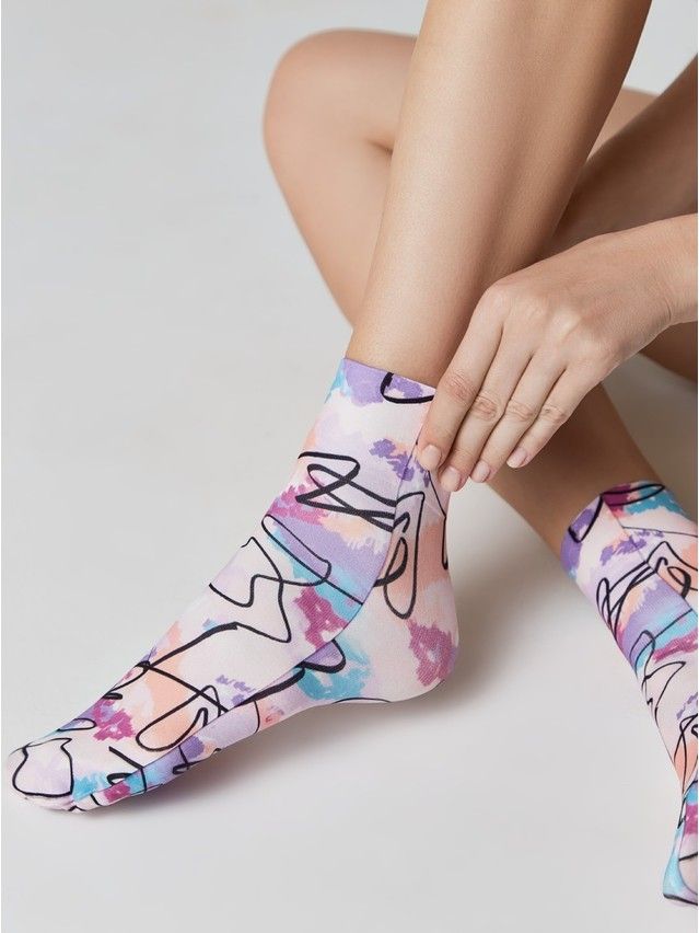 Women's socks CONTE ELEGANT FANTASY, s.23-25, 921 - 2
