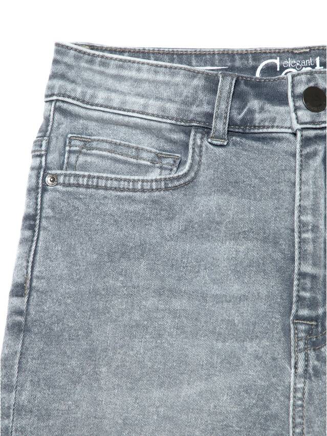 Skinny jeans with Super high rise CON-216, s.170-102, acid washed grey - 6