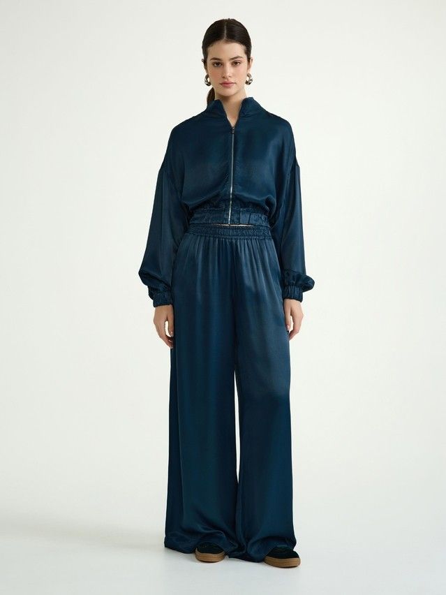 Women's trousers CONTE ELEGANT LBK 3008, s.170-84-90, teal - 1