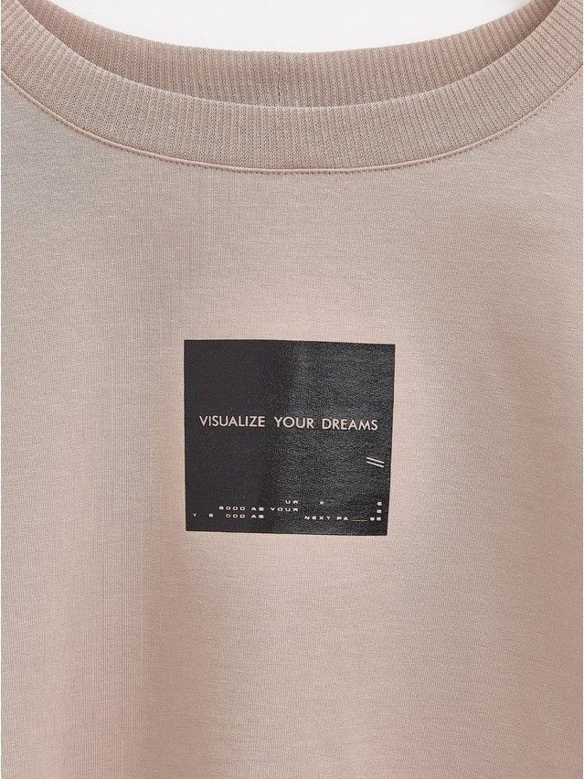 Women's polo neck shirt CONTE ELEGANT LD 1633, s.170-84, beige - 3