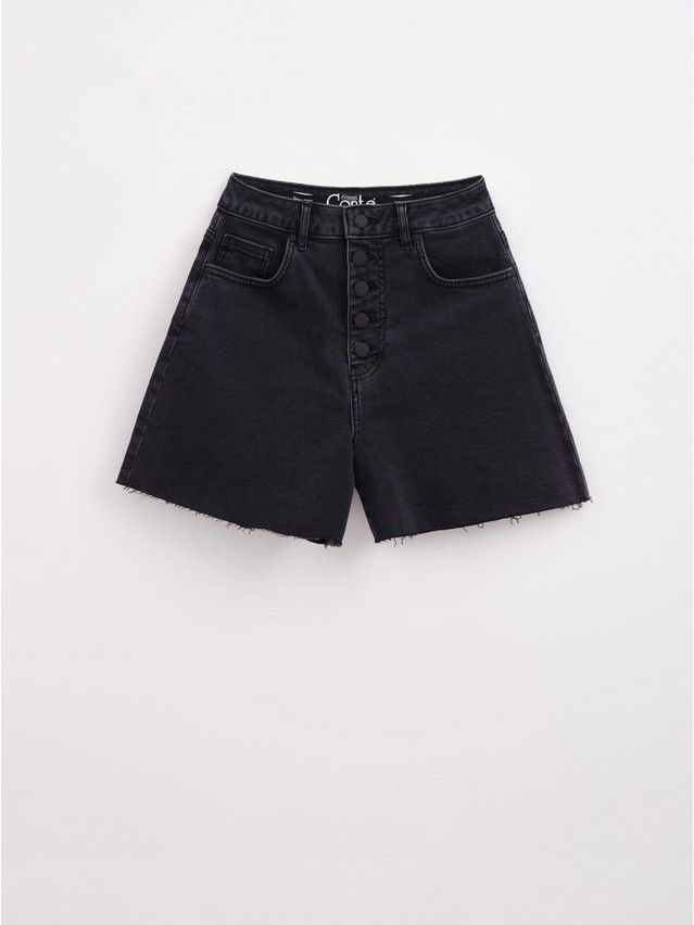 Denim shorts CONTE ELEGANT CON-447, s.170-90, washed black - 5