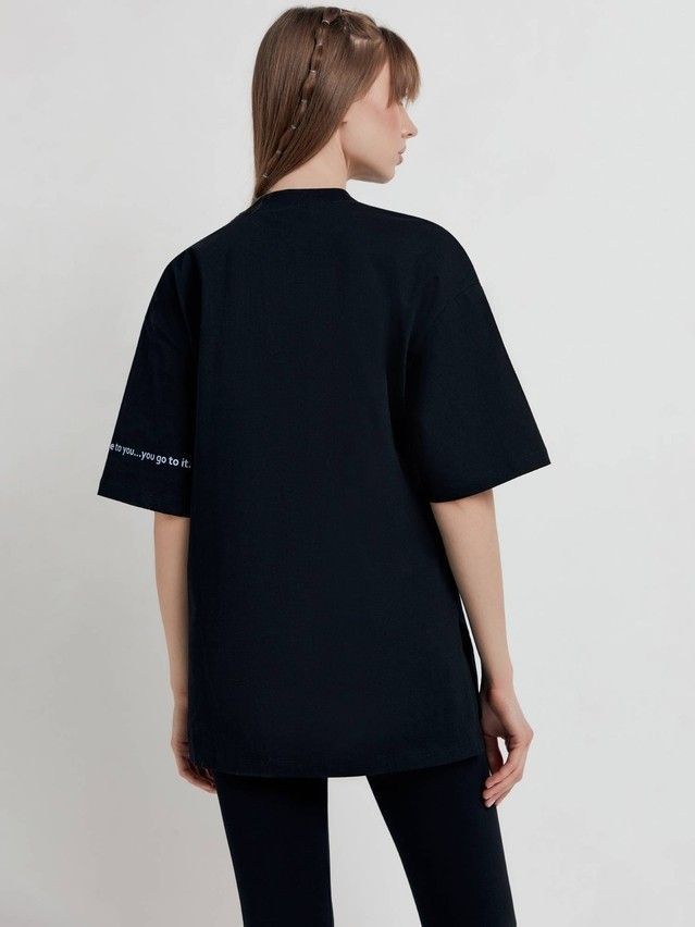 Women's polo neck shirt CONTE ELEGANT LD 1679, s.170-92, black - 3