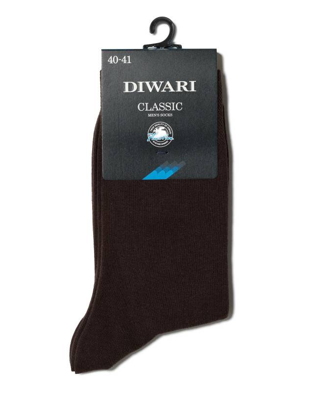 Men's socks DiWaRi CLASSIC, s. 40-41, 000 dark brown - 2