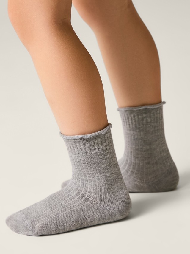 Children's socks CONTE-KIDS TIP-TOP, s.16-18, 1019 grey - 1