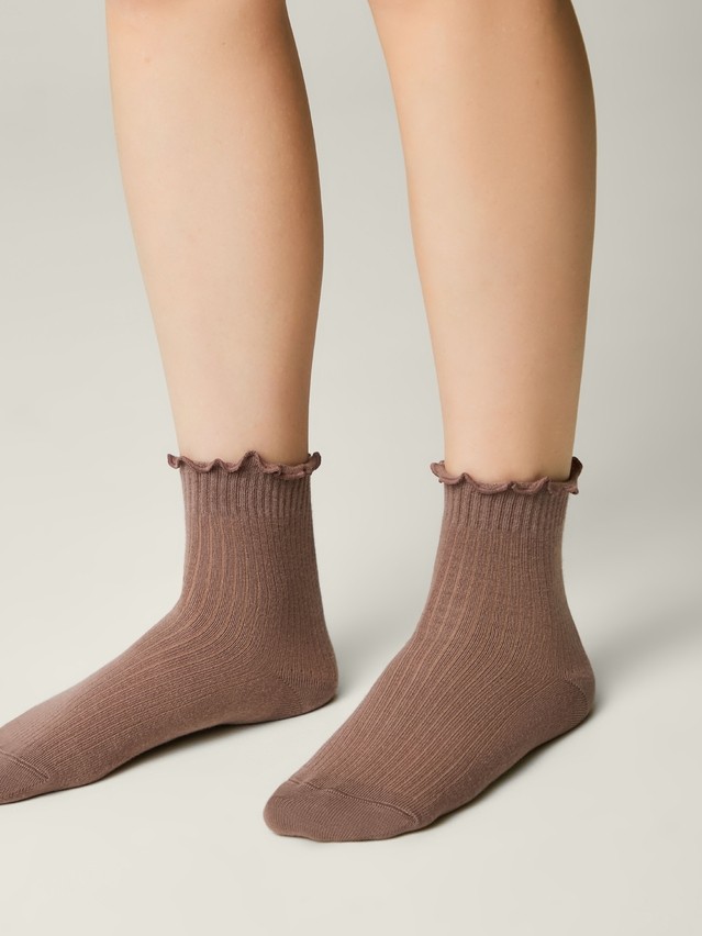 Children's socks CONTE-KIDS TIP-TOP, s.16-18, 1019 coffee - 1