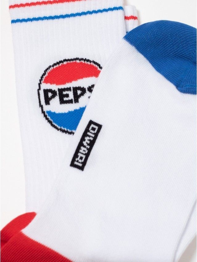 Men's socks DIWARI PEPSI, s.27-29, 586 white - 5