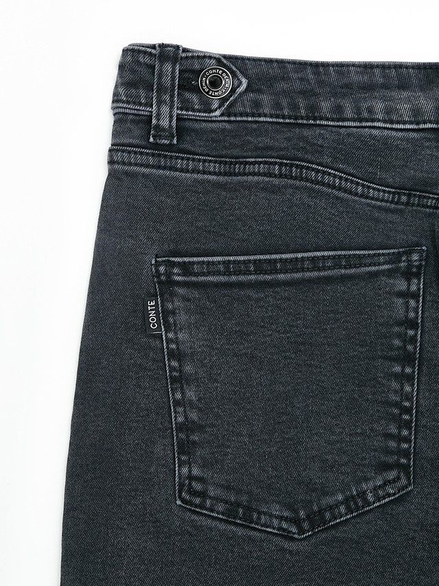 Women's jeans CONTE CON-847, s.164-90, washed black - 9