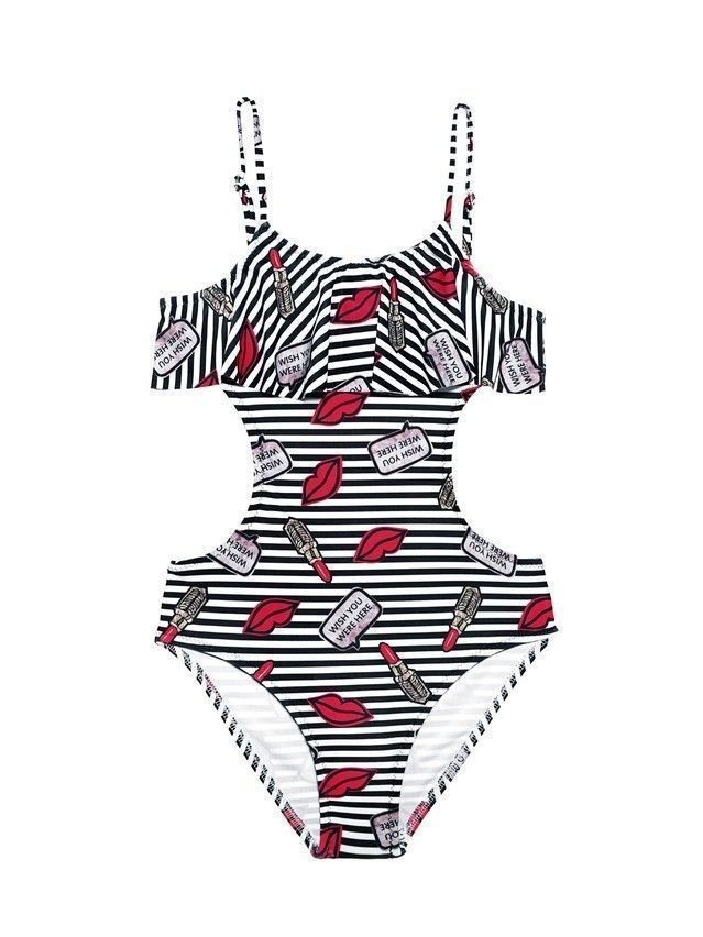 Swimsuit for girls CONTE ELEGANT BEAUTI, s.146,152-76, grey - 1