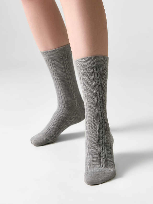 Women's socks CONTE ELEGANT CLASSIC, s.23-25, 1123 grey - 1