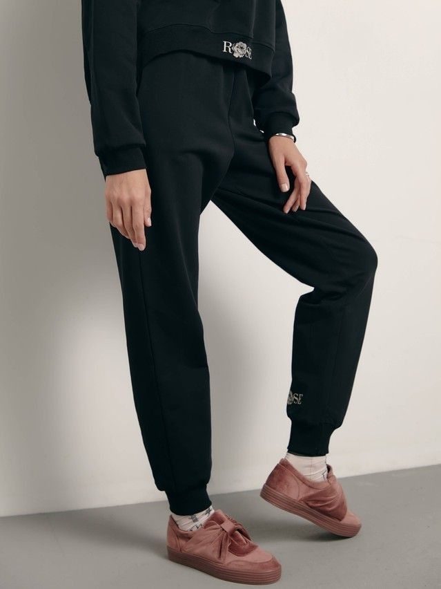 Women's trousers CONTE ELEGANT LBK 1710, s.170-102, black - 1