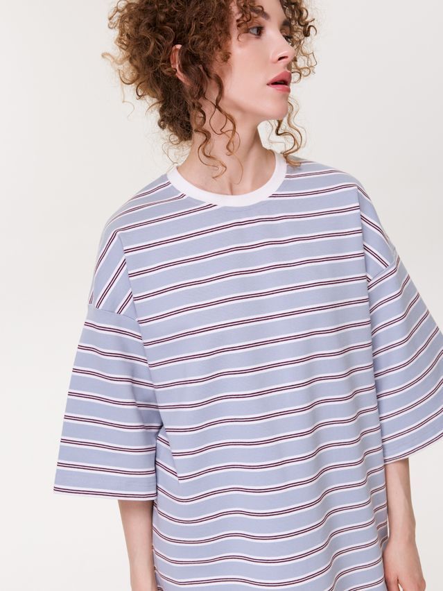 Women's jumper CONTE LD 3592, s.170-84, grey-wine-ecru - 4