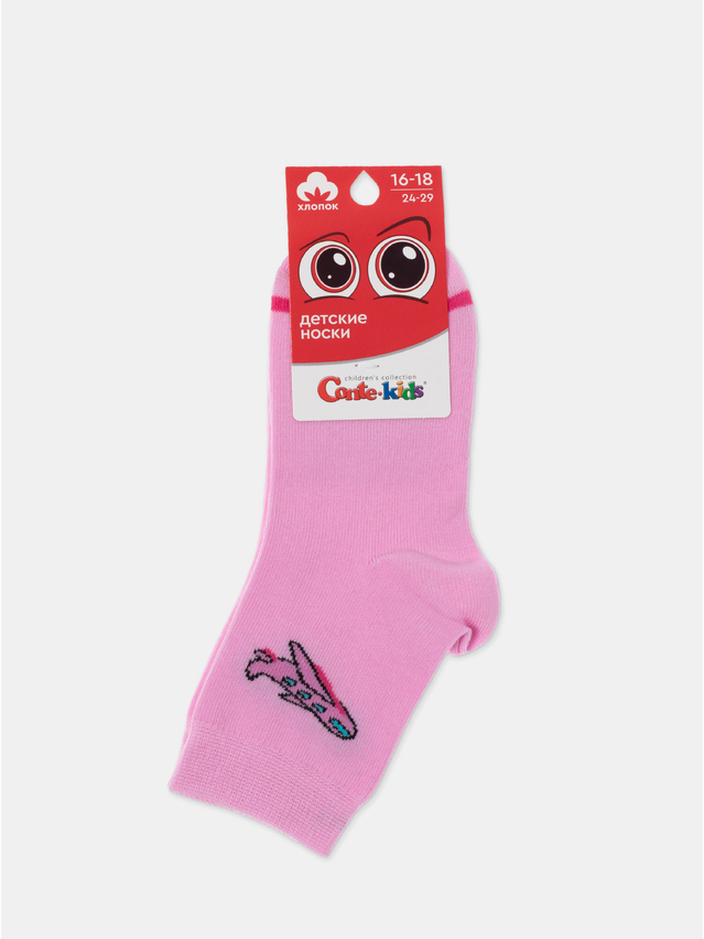 Children's socks CONTE-KIDS, s.16-18, 991 light pink - 1