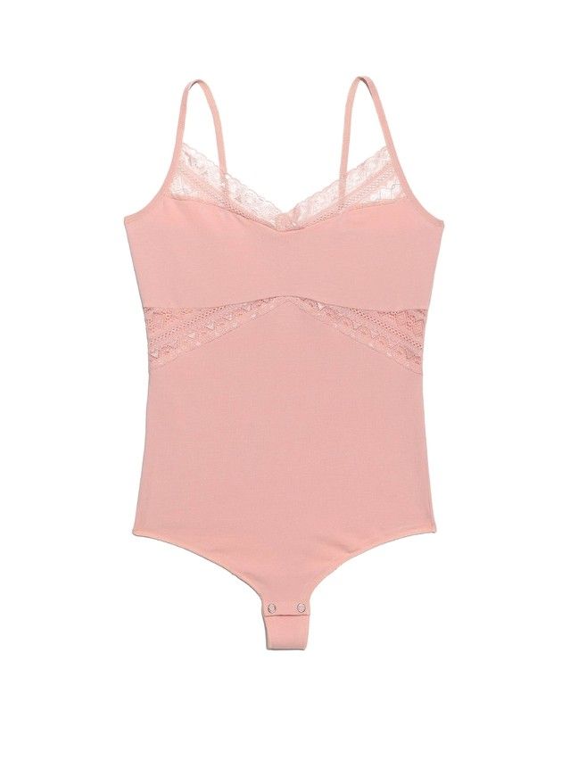 Women's bodysuit CONTE ELEGANT MACRAMER ART LBT 1020, s.170-100-106, powder pink - 3