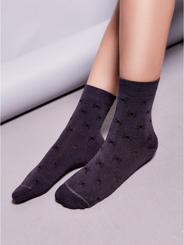 Children's socks CONTE-KIDS CLASS, s.24-26, 613 dark grey - 3