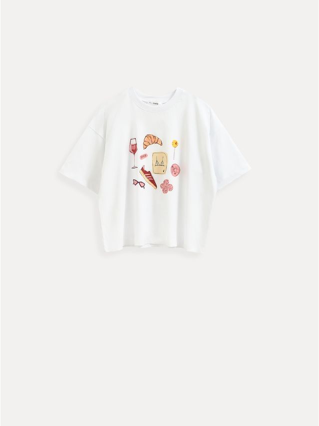 Women's polo neck shirt CONTE ELEGANT LD 3032, s.170-92, white-stickers - 6