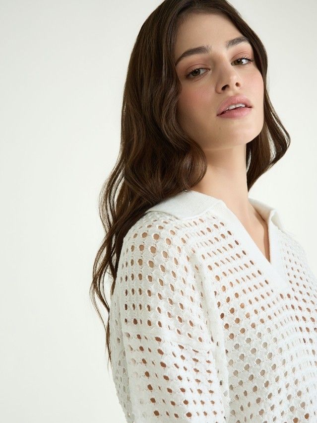 Women's pullover CONTE ELEGANT LDK2439, s.170-84, ecru - 2