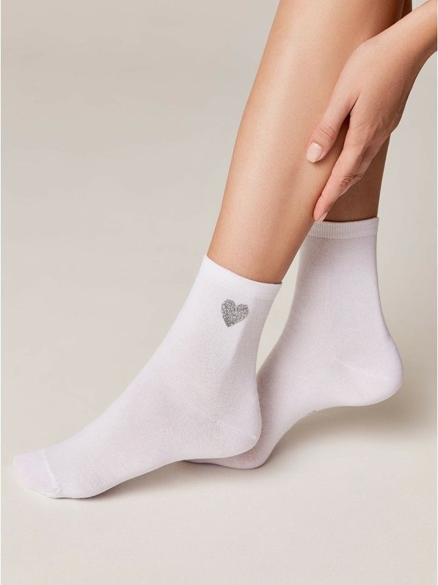 Women's socks CONTE ELEGANT CLASSIC, s.23, 427 white - 3