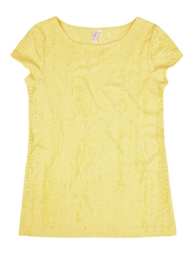 Women's polo neck shirt CONTE ELEGANT LD 509, s.158,164-100, yellow - 1