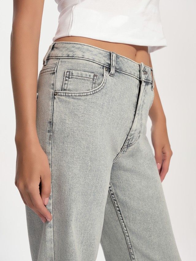 Denim trousers CONTE ELEGANT CON-731, s.170-102, grey - 5