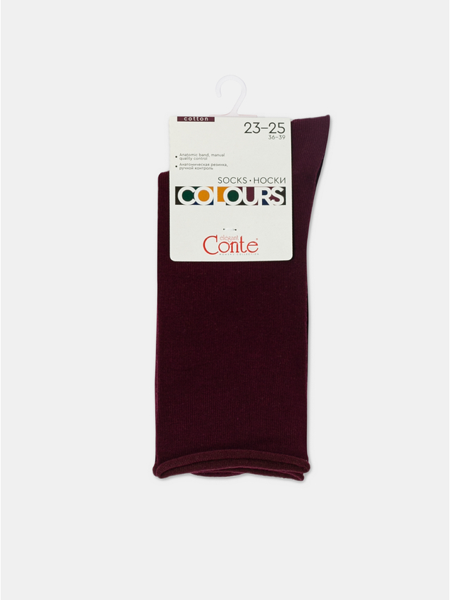 Women's socks CONTE ELEGANT COLOURS, s.23-25, 000 dark lilac - 5
