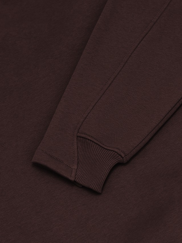 Women's polo neck shirt CONTE LD 3229, s.170-84, dark chocolate - 3