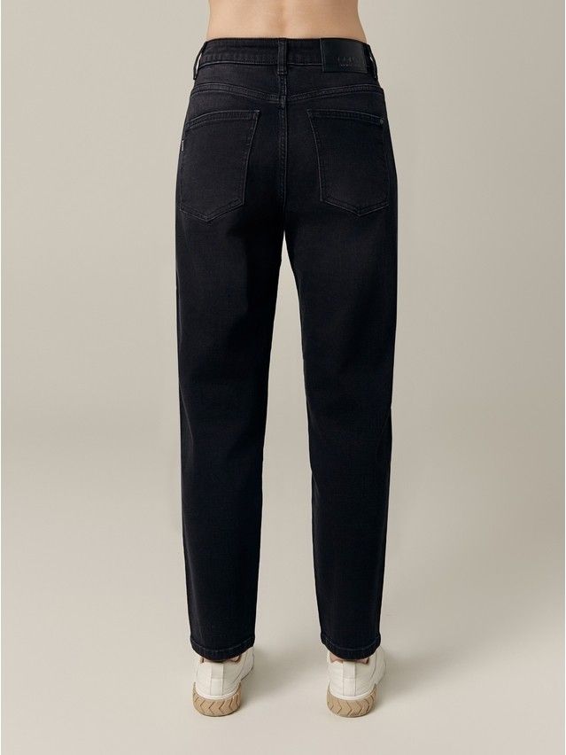 Denim trousers CONTE ELEGANT CON-662, s.170-102, black - 3