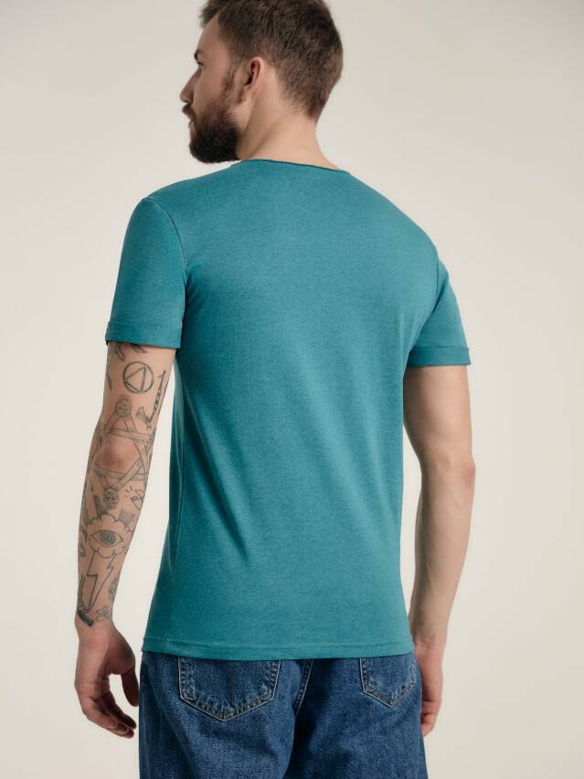Men's polo neck shirt DiWaRi MD 749, s.182-104, greenness of the sea - 3