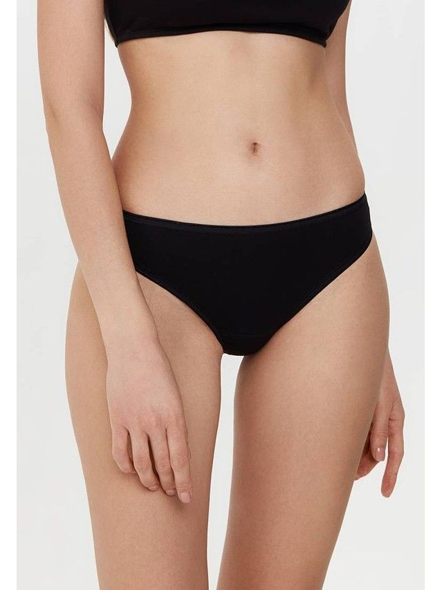 Women's Cotton Thongs LST 2000, 90 / XS, black - 2
