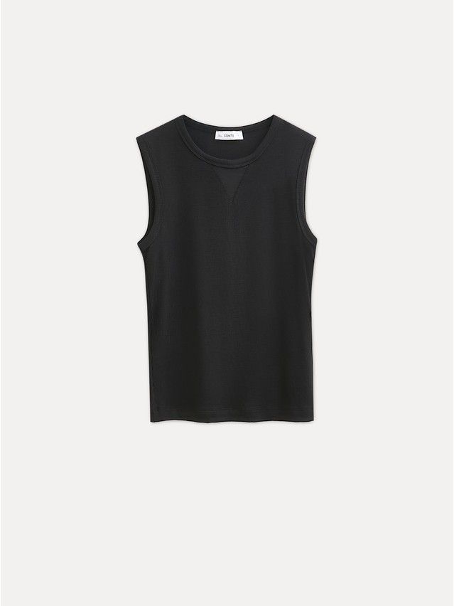 Women's polo neck shirt CONTE ELEGANT LD 3060, s.170-84, black - 5