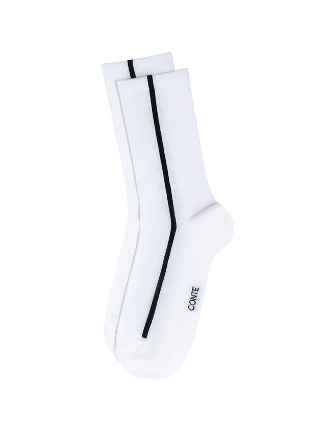 Women's socks CONTE ELEGANT ACTIVE, s.23-25, 965 white - 3