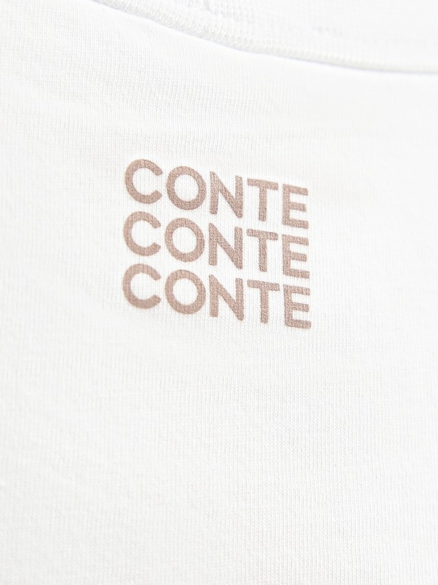 Women's polo neck shirt CONTE LD 3449, s.170-88, white-glasses - 9