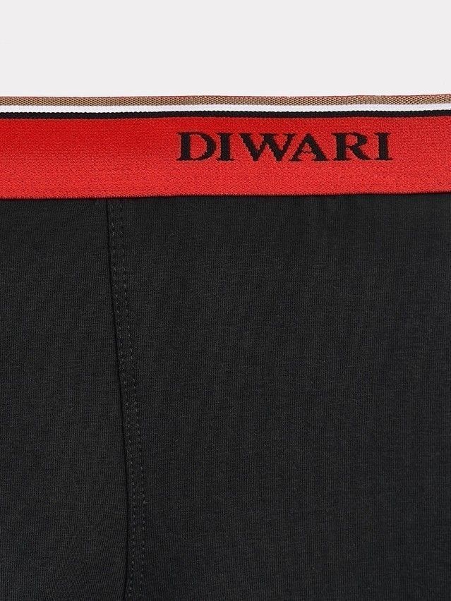 Men's underpants DIWARI PREMIUM MSH 1568, s.78,82, black-red strip - 5