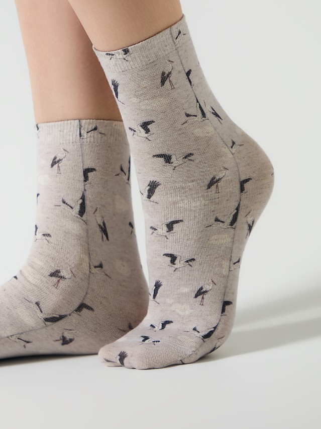 Women's socks CONTE ELEGANT FANTASY, s.23-25, 1099 beige - 2