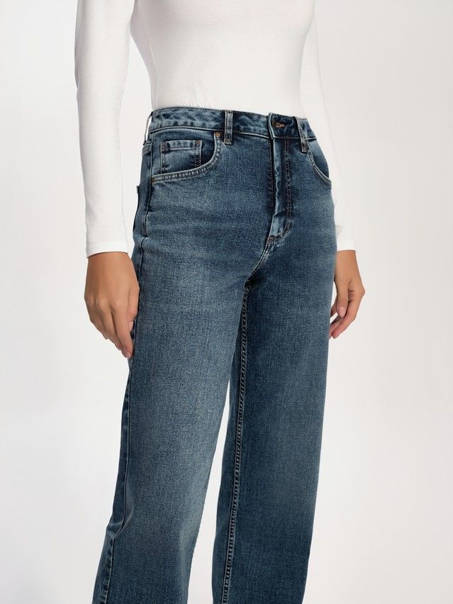 Denim trousers CONTE ELEGANT CON-825, s.170-102, dark blue - 3