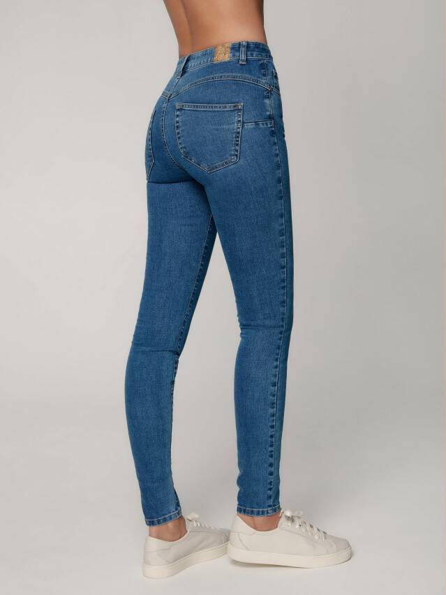 Denim trousers CONTE ELEGANT CON-296, s.170-102, mid blue - 5