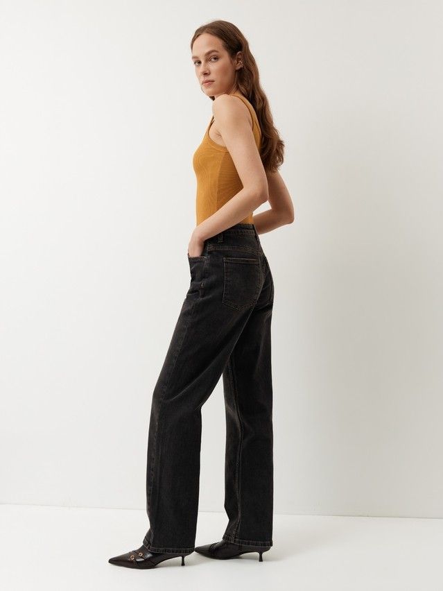 Women's jeans CONTE CON-951, s.164-94, washed black - 3