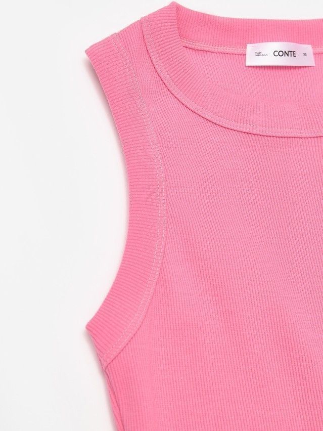Women's polo neck shirt CONTE ELEGANT LD 3278, s.170-84, pink - 7