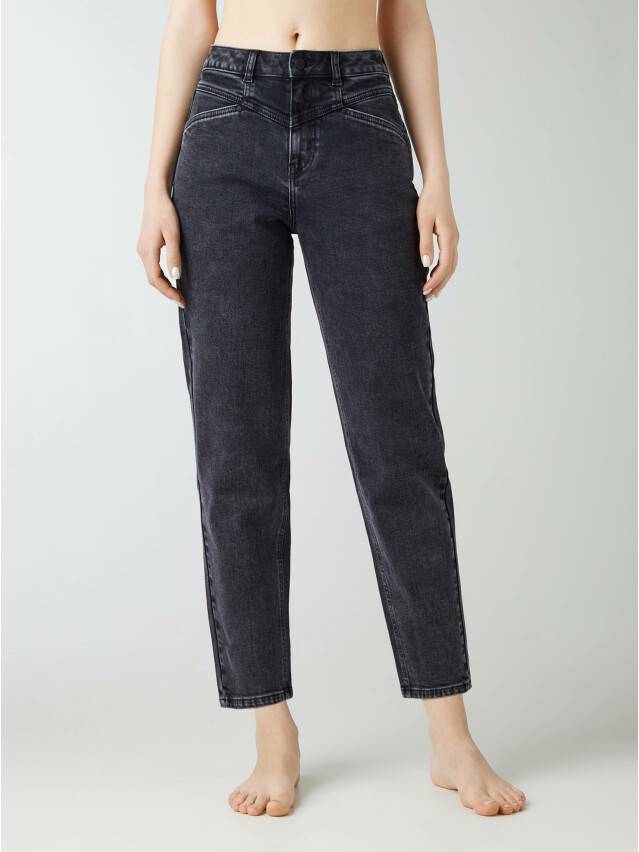 Denim trousers CONTE ELEGANT CON-381, s.170-102, washed grey - 6