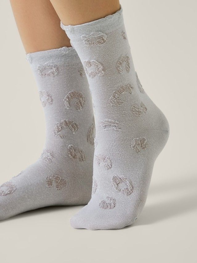 Women's socks CONTE ELEGANT CLASSIC, s.23-25, 688 light grey - 2