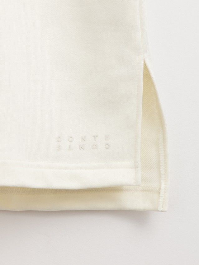 Women's polo neck shirt CONTE ELEGANT LD 3081, s.170-100, ecru - 3